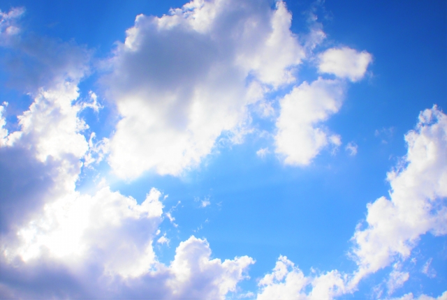 綺麗な青空の画像